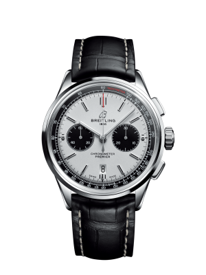 Premier B01 Chronograph 42 - Fine Steel - Silver AB0118221G1P1