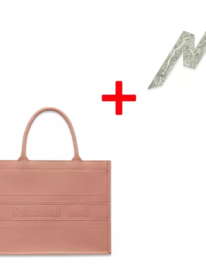 [New] DIOR BOOK TOTE Small Bag Smooth Calfskin