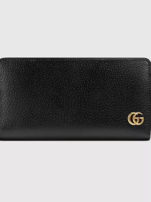 GG Marmont Series Full Zip Wallet