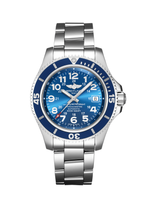 Superocean II 42 - Stainless steel - Blue A17365D11C1A1