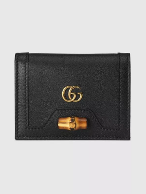 Online Exclusive Card Case Wallet with Bamboo